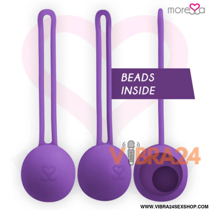 MORRESA - Bolas Chinesas Moressa Osian One Premium Silicone Lilás - VIBRA24 SEXSHOP