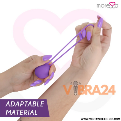 MORRESA - Bolas Chinesas Moressa Osian One Premium Silicone Lilás - VIBRA24 SEXSHOP