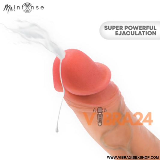 MR INTENSE - DANNY PÊNIS ULTRA-REALISTA COM TESTÍCULOS EJACULANDO 20,5 CM -Ø- 4