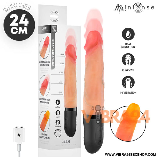 Mr Intense – Jean Up&Down: Vibrador com Movimento Calor e 10 Modos para Estimulação Dinâmica