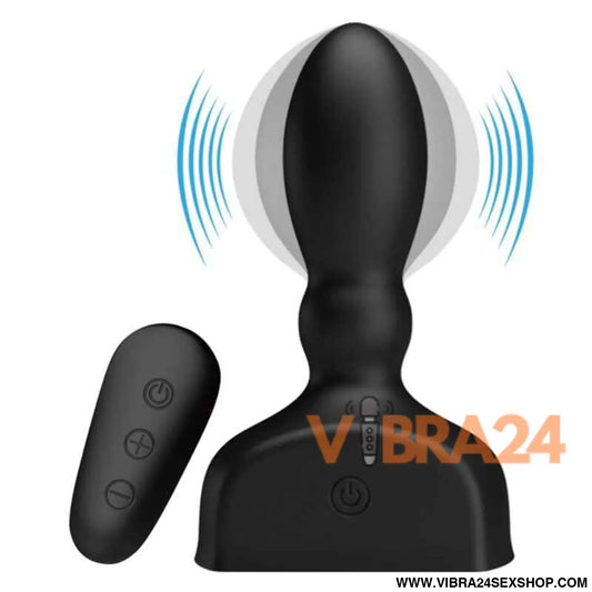MR PLAY - CONTROLE REMOTO DE PLUG ANAL INFLVEL PRETO