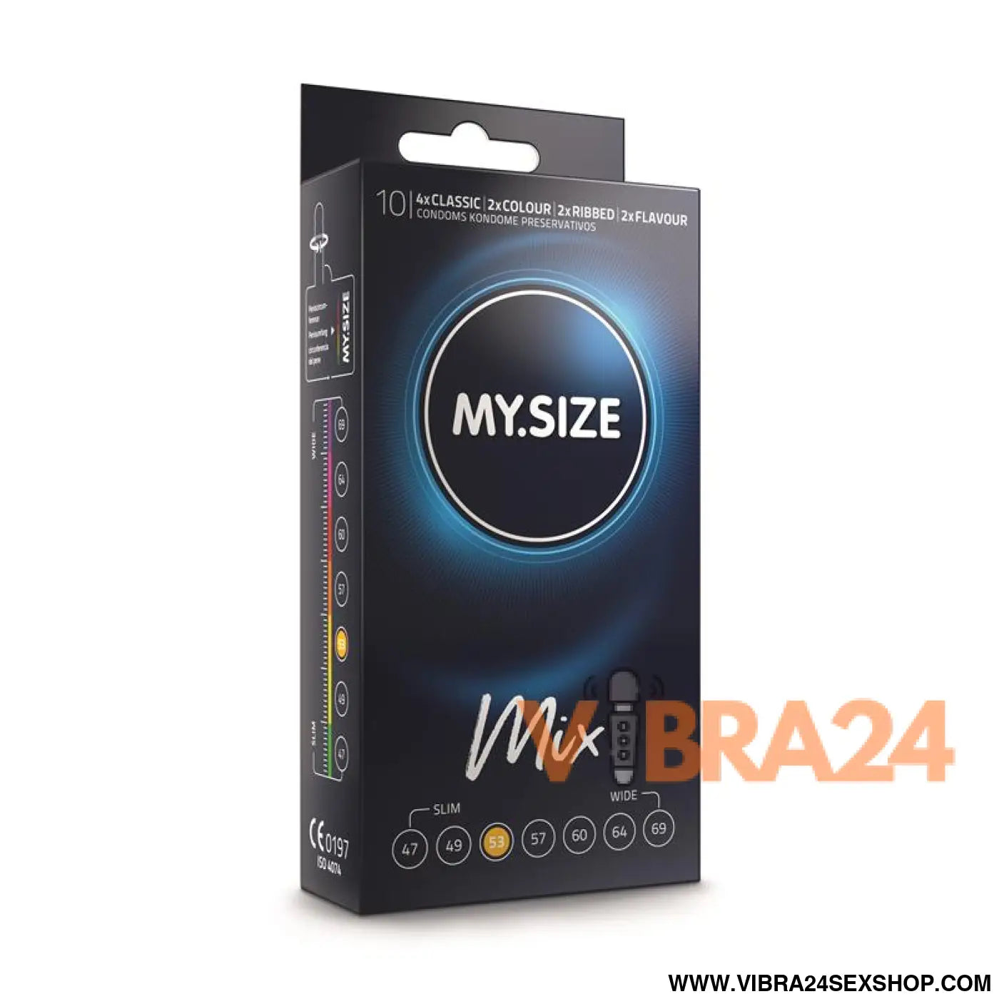 My Size Mix 53 Box of 10 Uds