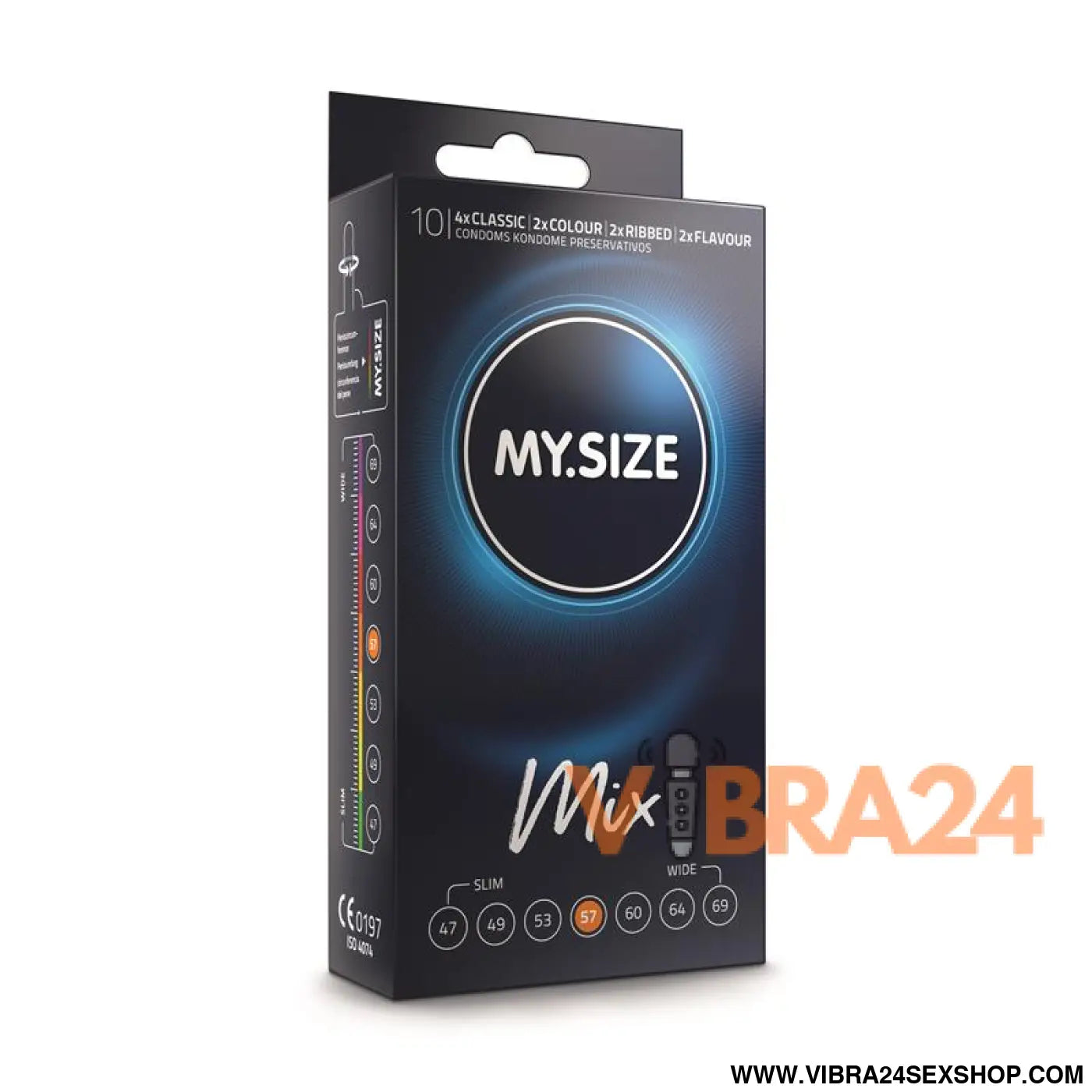 My Size Mix Talla 57 Caja de 10 Uds