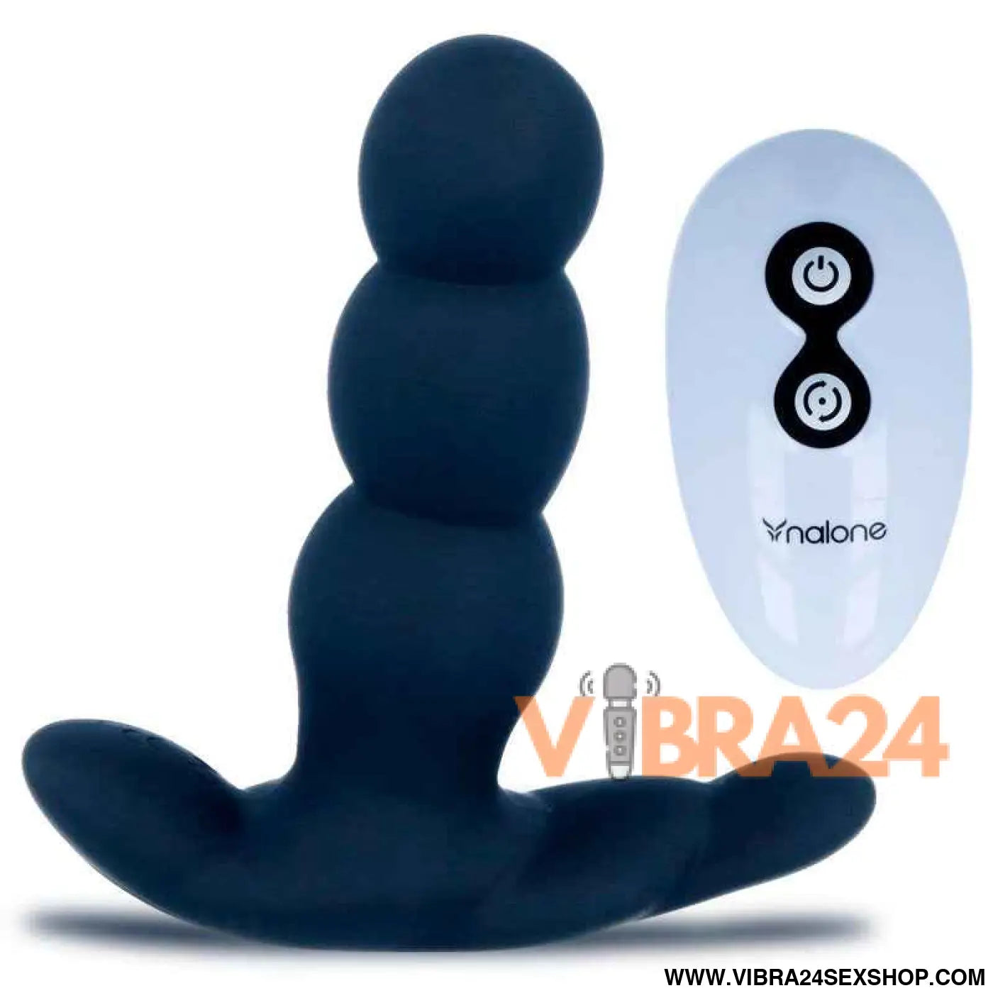 NALONE - PEARL ANAL VIBRADOR CONTROLE REMOTO PRETO