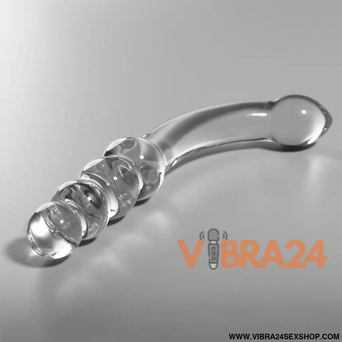 NEBULA SERIES BY IBIZA - MODELO 14 DILDO VIDRO BOROSILICADO TRANSPARENTE 18.5 CM -O- 3