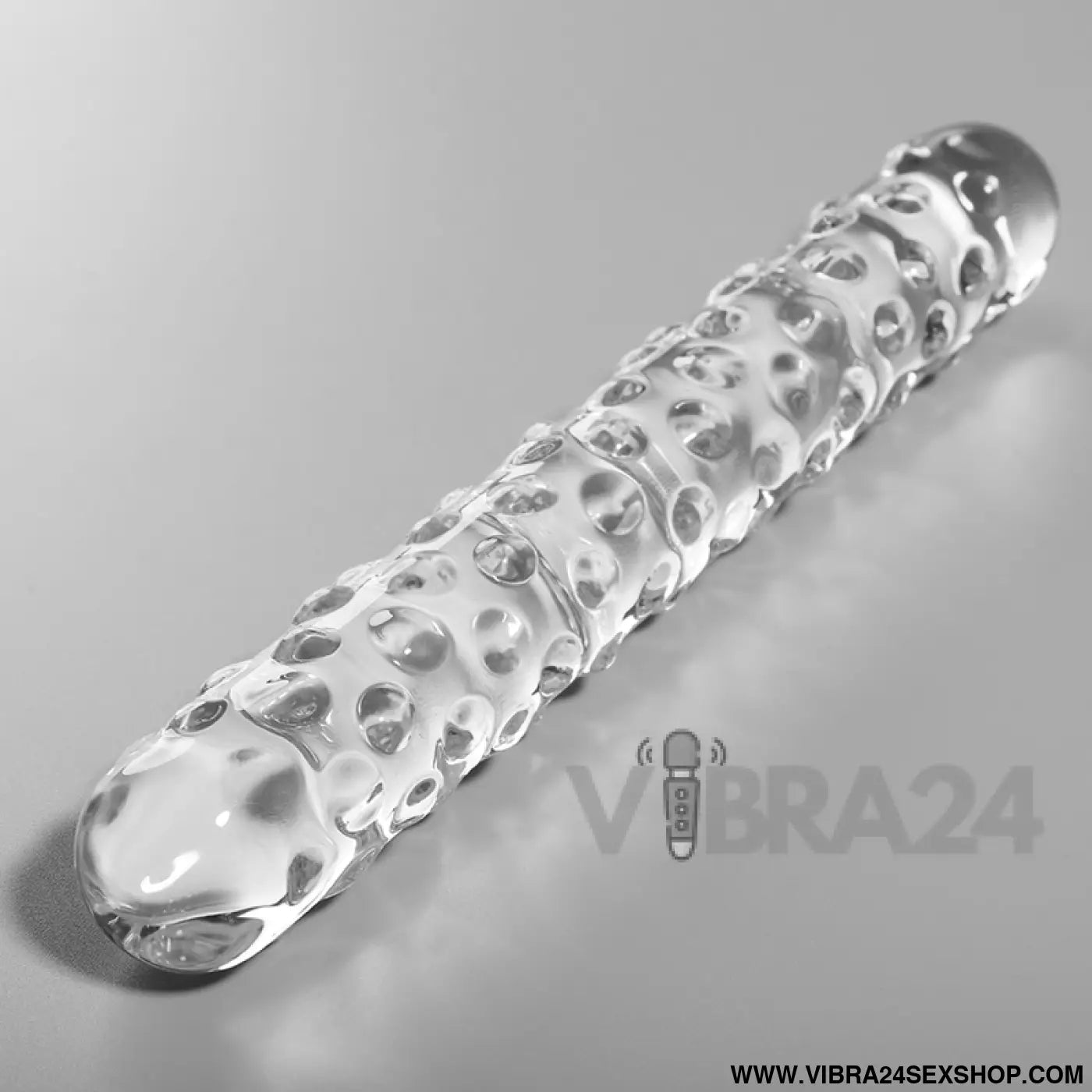 NEBULA SERIES BY IBIZA - MODELO 15 DILDO VIDRO BOROSILICADO TRANSPARENTE 18.5 CM -O- 3