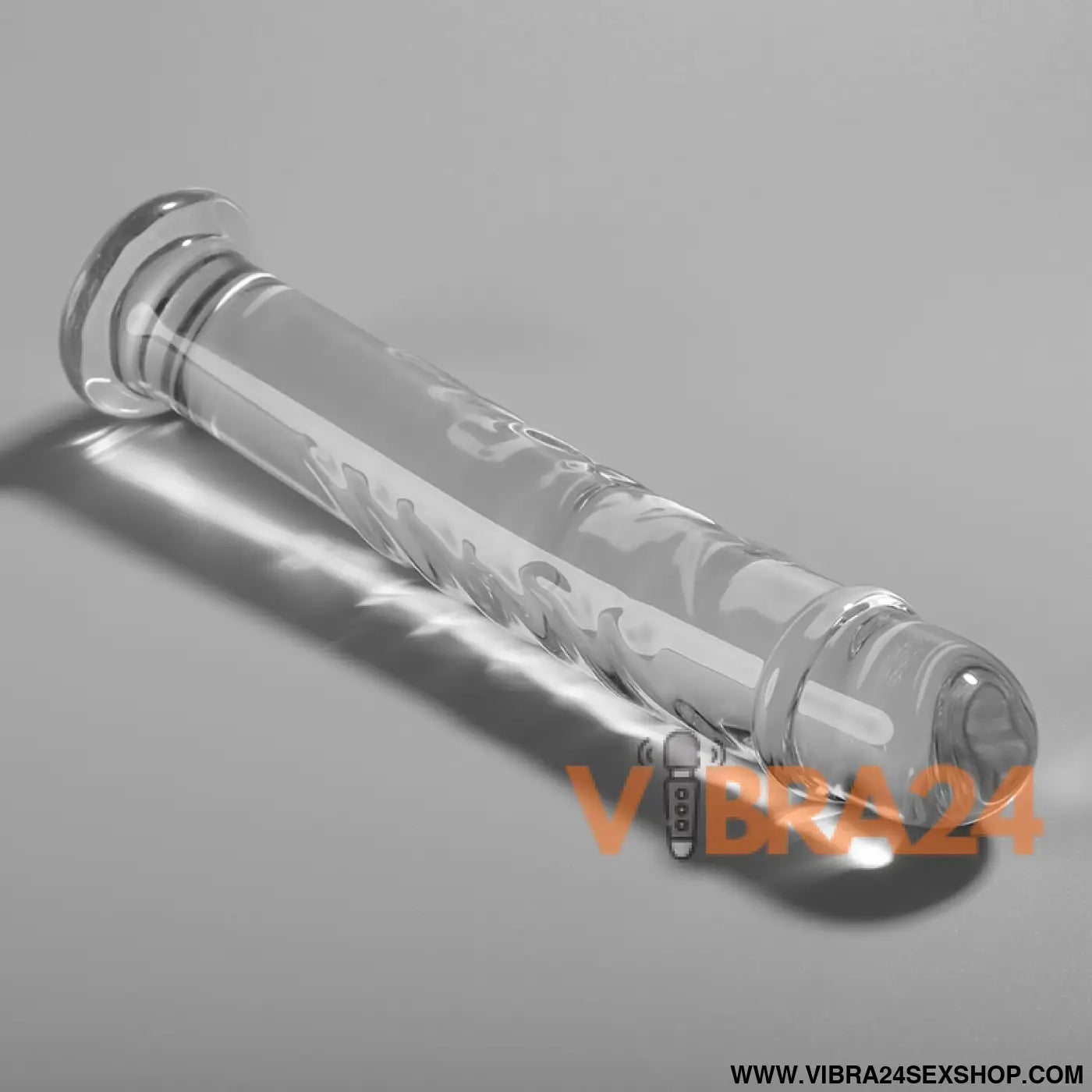 NEBULA SERIES BY IBIZA - MODELO 16 DILDO VIDRO BOROSILICADO TRANSPARENTE 18.5 CM -O- 3