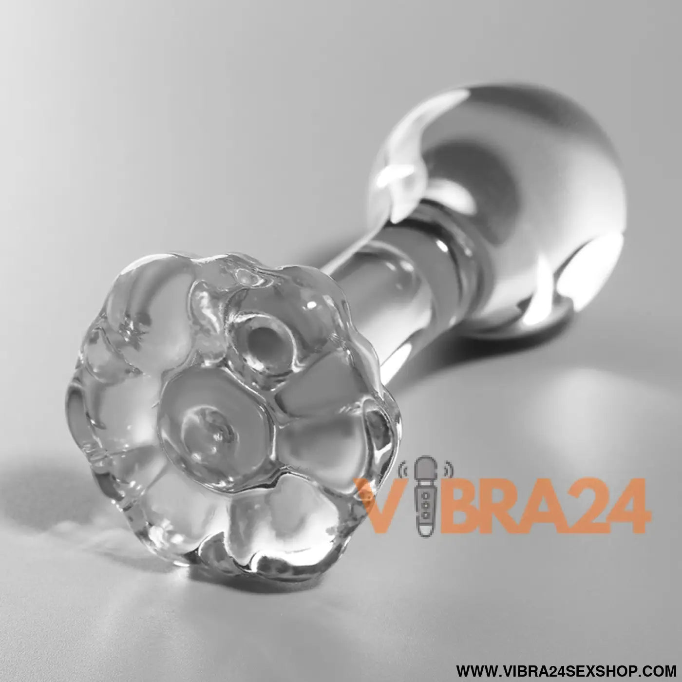 NEBULA SERIES BY IBIZA - MODELO 2 ANAL PLUG VIDRO BOROSILICADO TRANSPARENTE 11 CM -O- 3.5