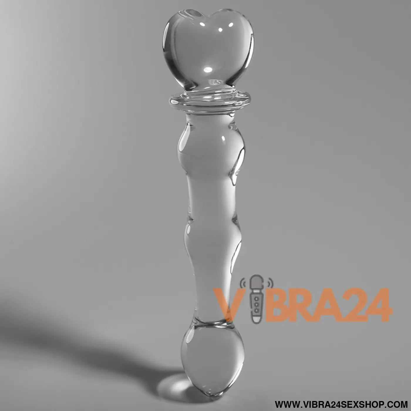 NEBULA SERIES BY IBIZA - MODELO 21 DILDO VIDRO BOROSILICADO TRANSPARENTE 20.5 CM -O- 3.5