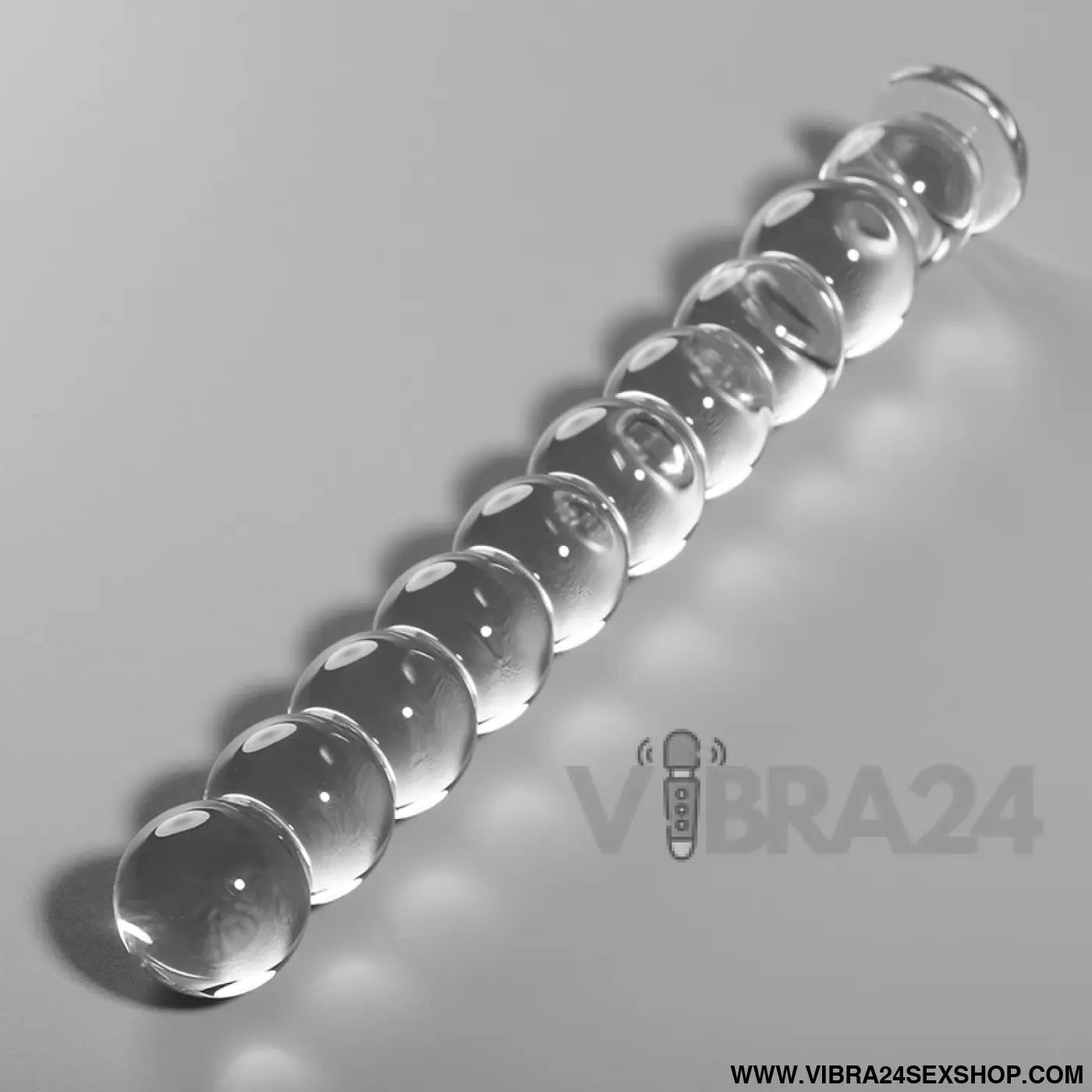 NEBULA SERIES BY IBIZA - MODELO 22 DILDO VIDRO BOROSILICADO TRANSPARENTE 21.5 CM -O- 2.5