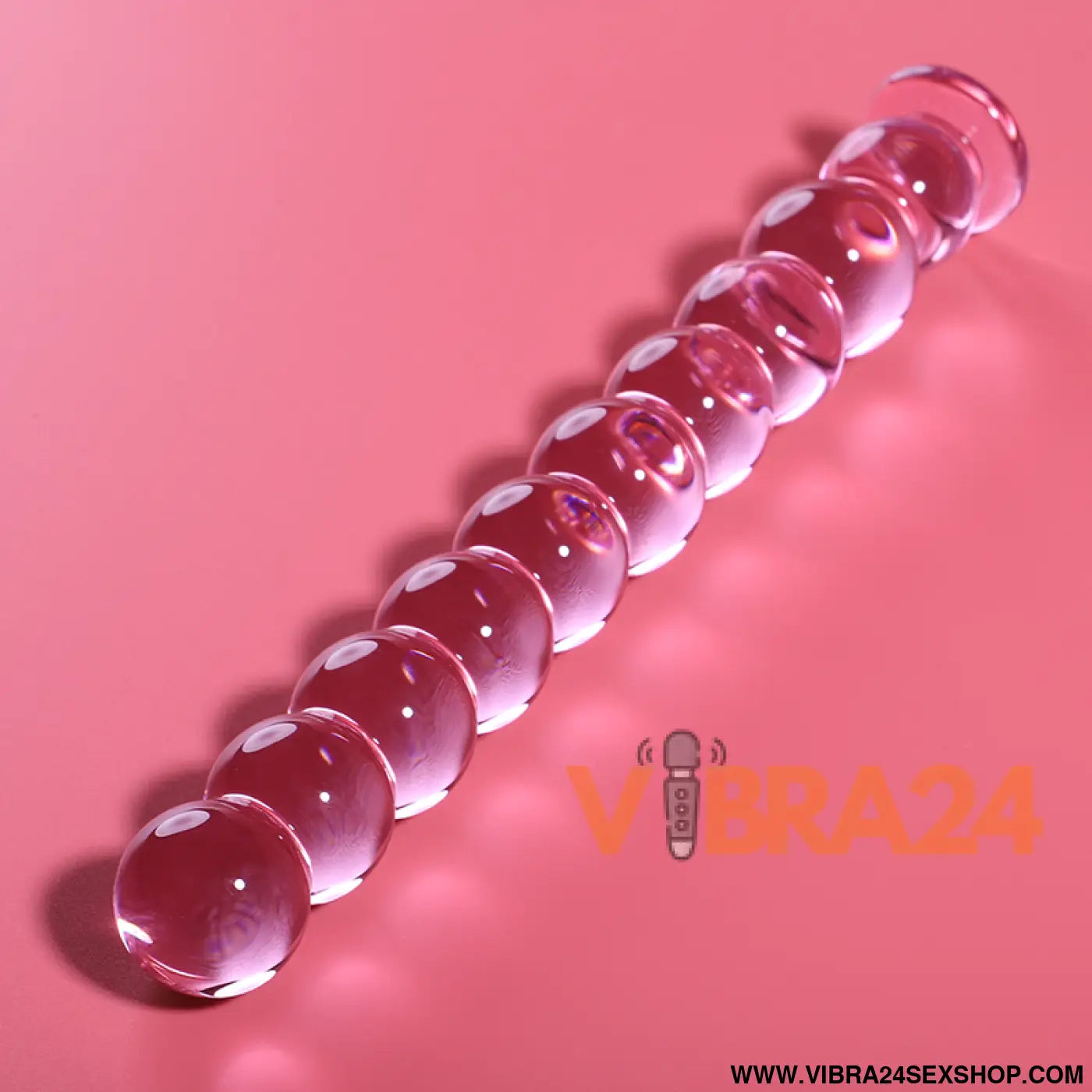 NEBULA SERIES BY IBIZA - MODELO 22 DILDO VIDRO BOROSILICADO ROSA 21.5 CM -O- 2.5