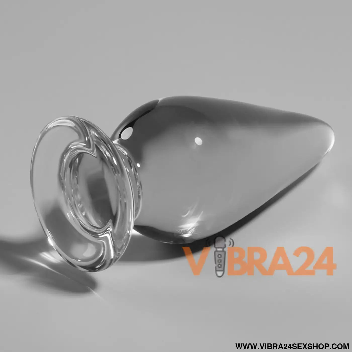 NEBULA SERIES BY IBIZA - MODELO 4 ANAL PLUG VIDRO BOROSILICADO TRANSPARENTE 11 CM -O- 5