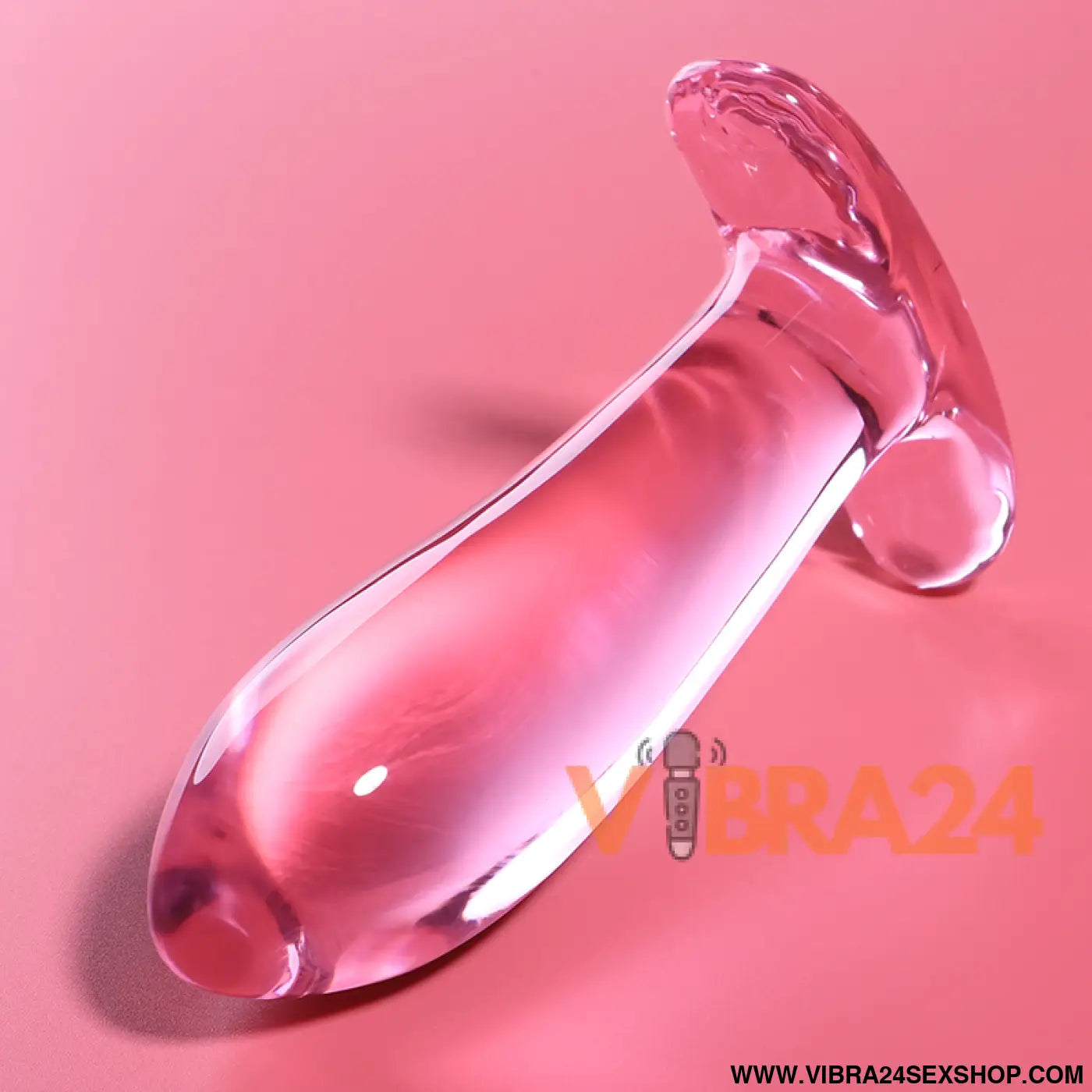 NEBULA SERIES BY IBIZA - MODELO 5 ANAL PLUG VIDRO BOROSILICADO ROSA 12.5 CM -O- 3.5