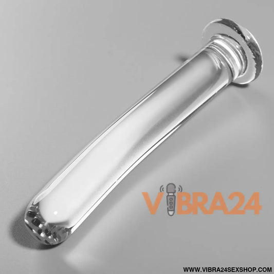 NEBULA SERIES BY IBIZA - MODELO 9 DILDO VIDRO BOROSILICADO TRANSPARENTE 15.5 CM -O- 2.5