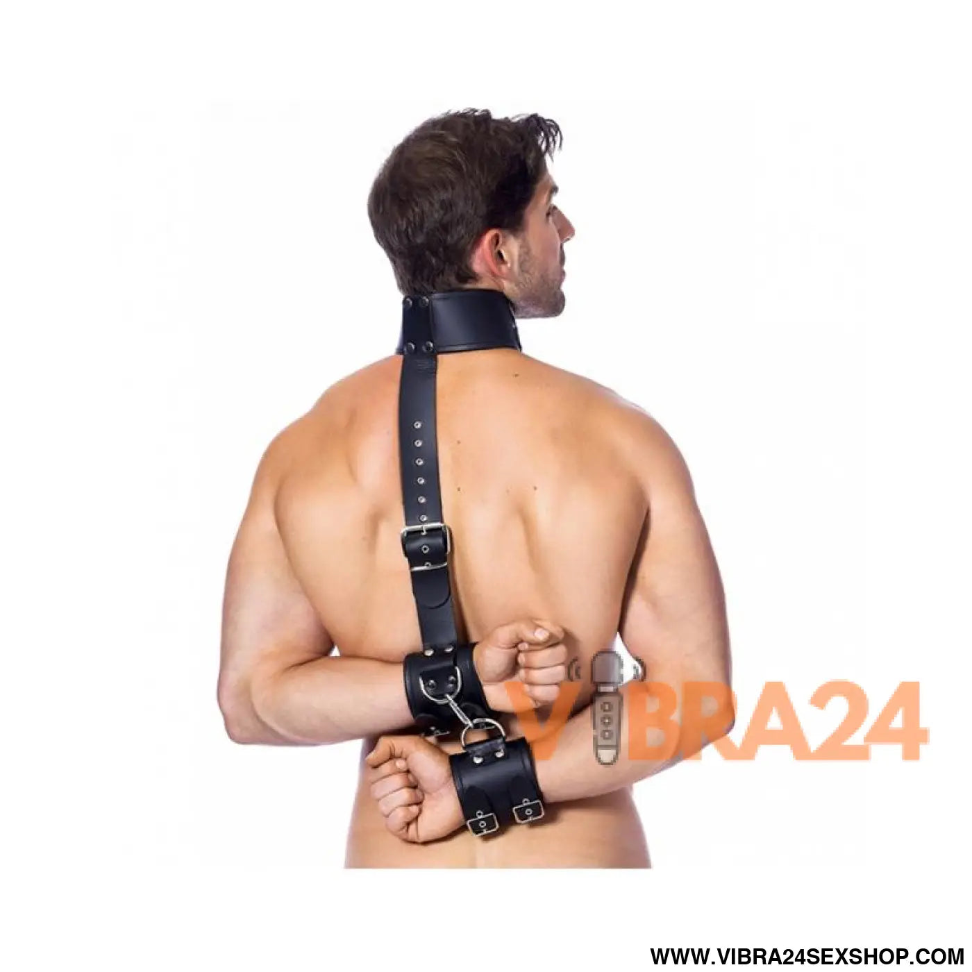 Neck and Hands Ties Leather M-L