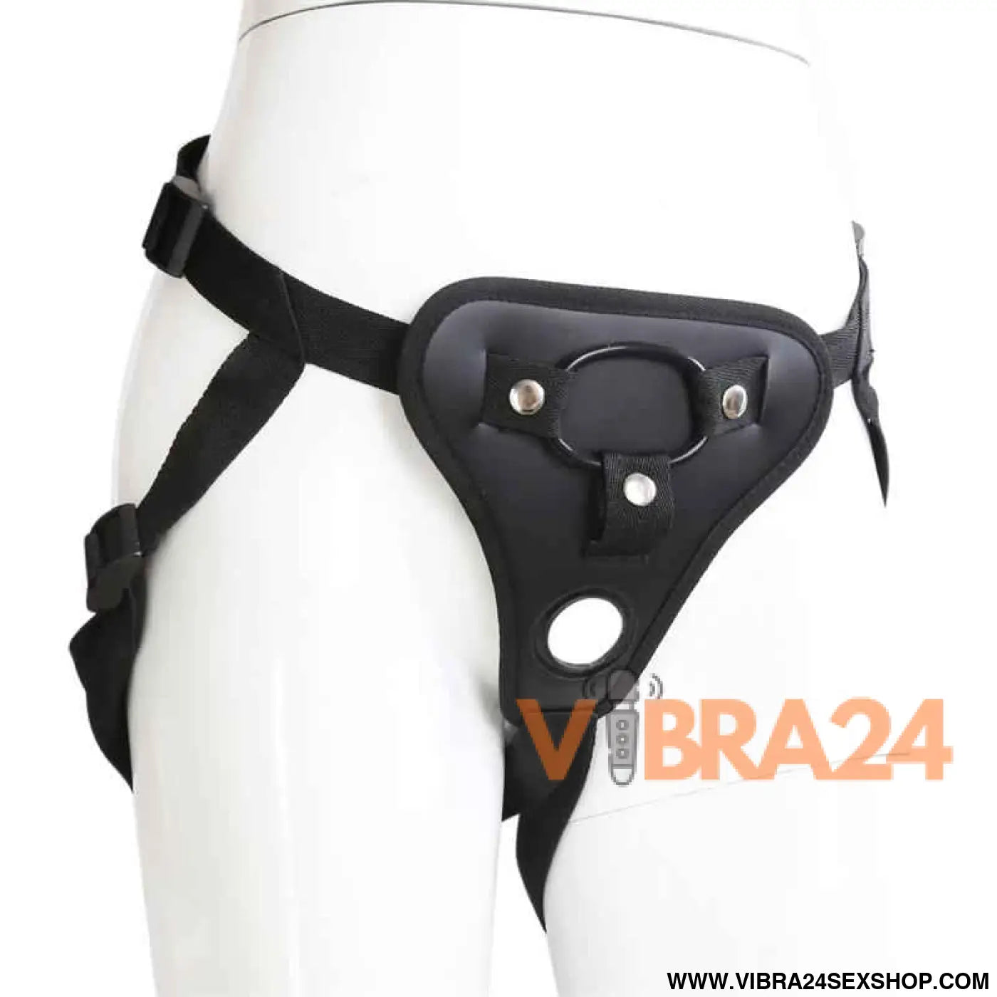Neoprene Strap On with Silicone Ring Adjustable