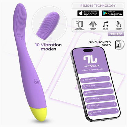 Intoyou APP Series – Neya: Vibrador para Ponto G com Design Curvo e Controlo por App para Prazer Conectado