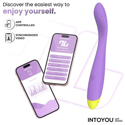 Intoyou APP Series – Neya: Vibrador para Ponto G com Design Curvo e Controlo por App para Prazer Conectado
