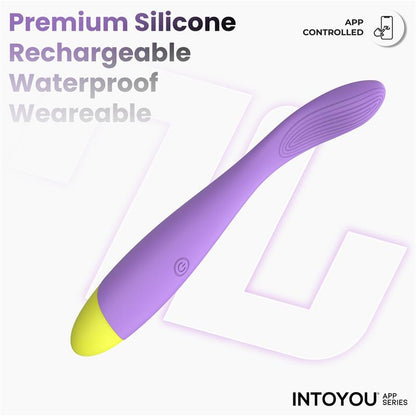 Intoyou APP Series – Neya: Vibrador para Ponto G com Design Curvo e Controlo por App para Prazer Conectado