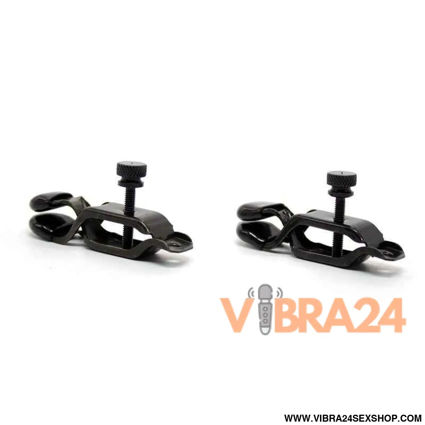 Nipple Clamps Adjustable Metal Black