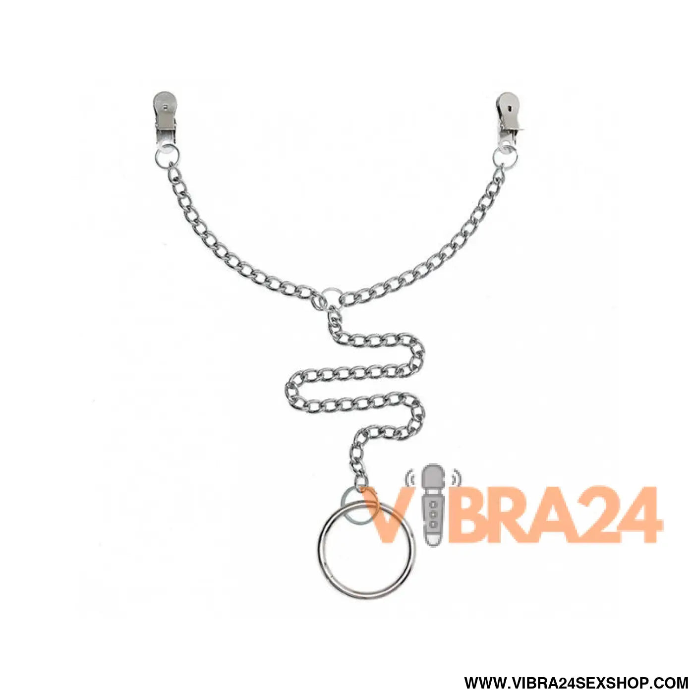 Nipple Clamps to penis ring