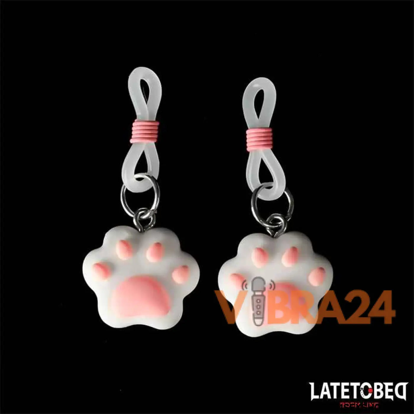Nipple clamps with Kitty Paw