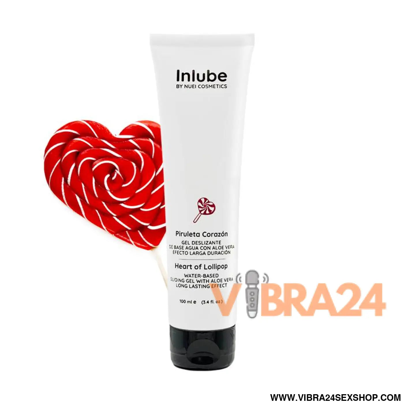 Nuei Water Base Lubricant Inlube Lollipop 100 ml