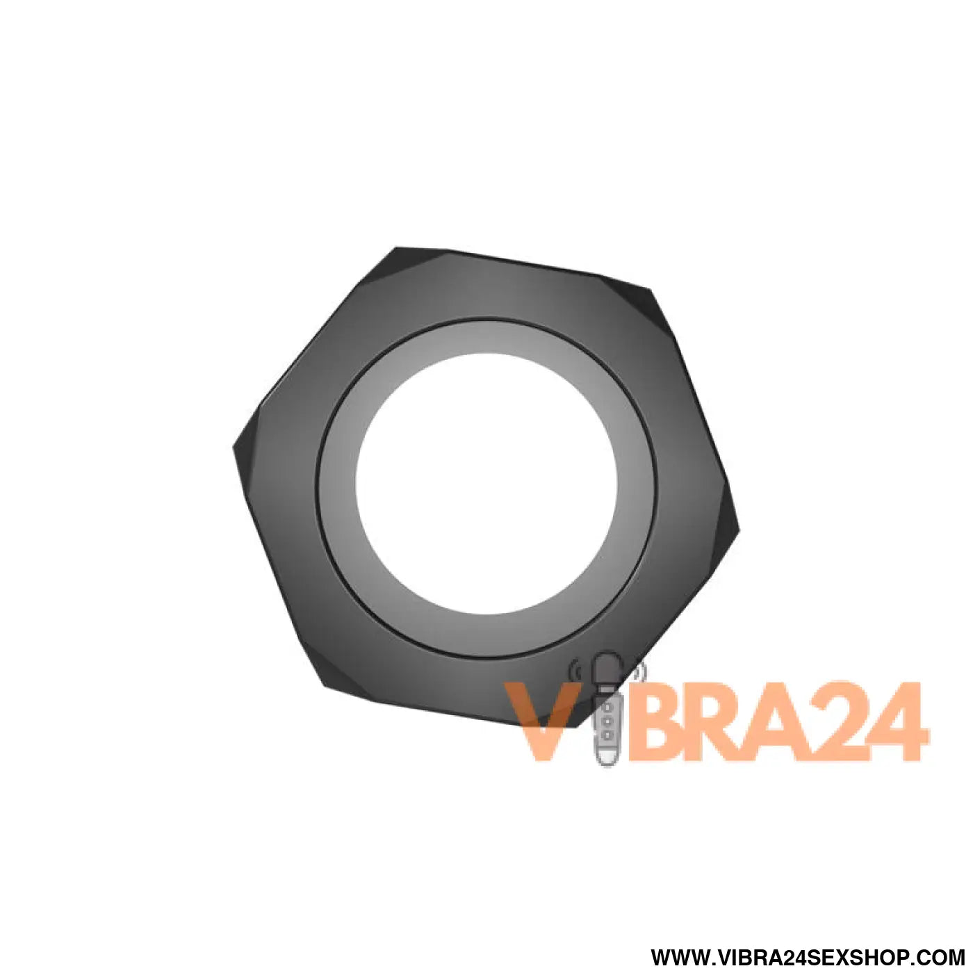 Nust Bolts Cock Ring-Black