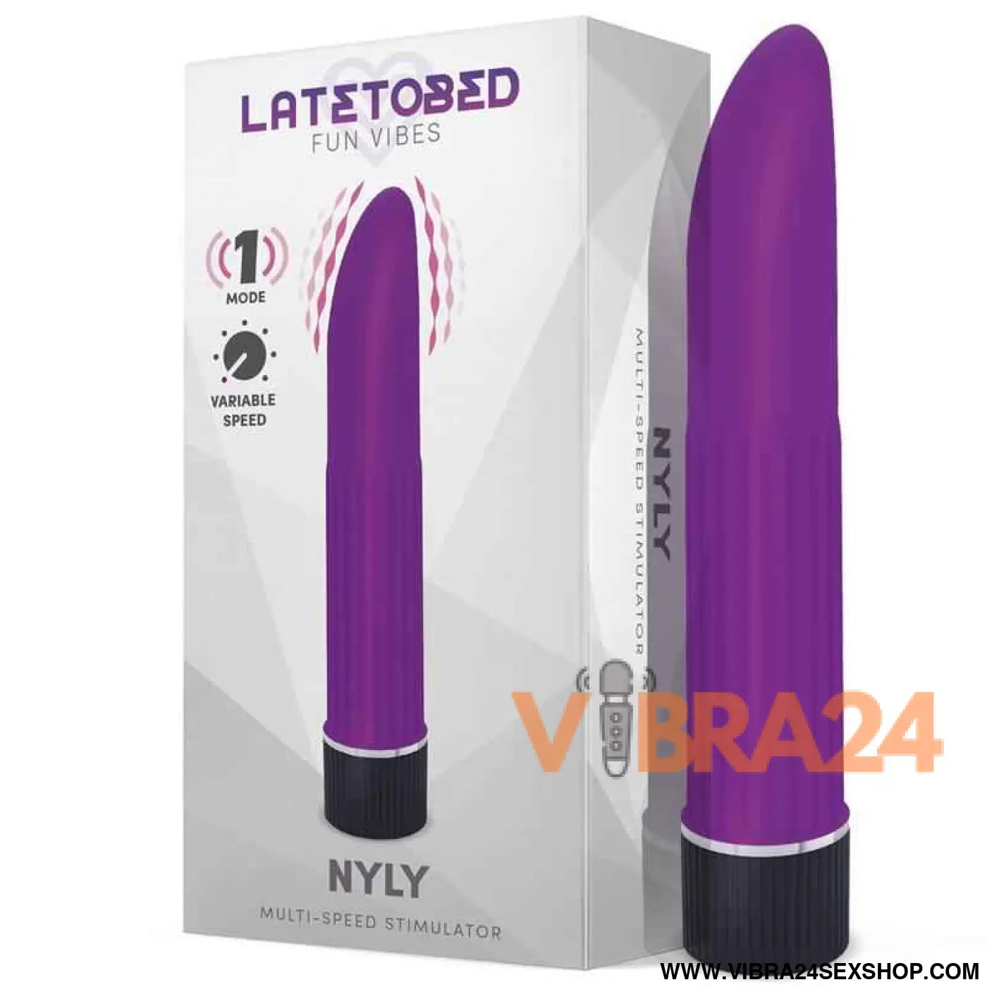 Nyly Multi-Speed Stimulator Purple
