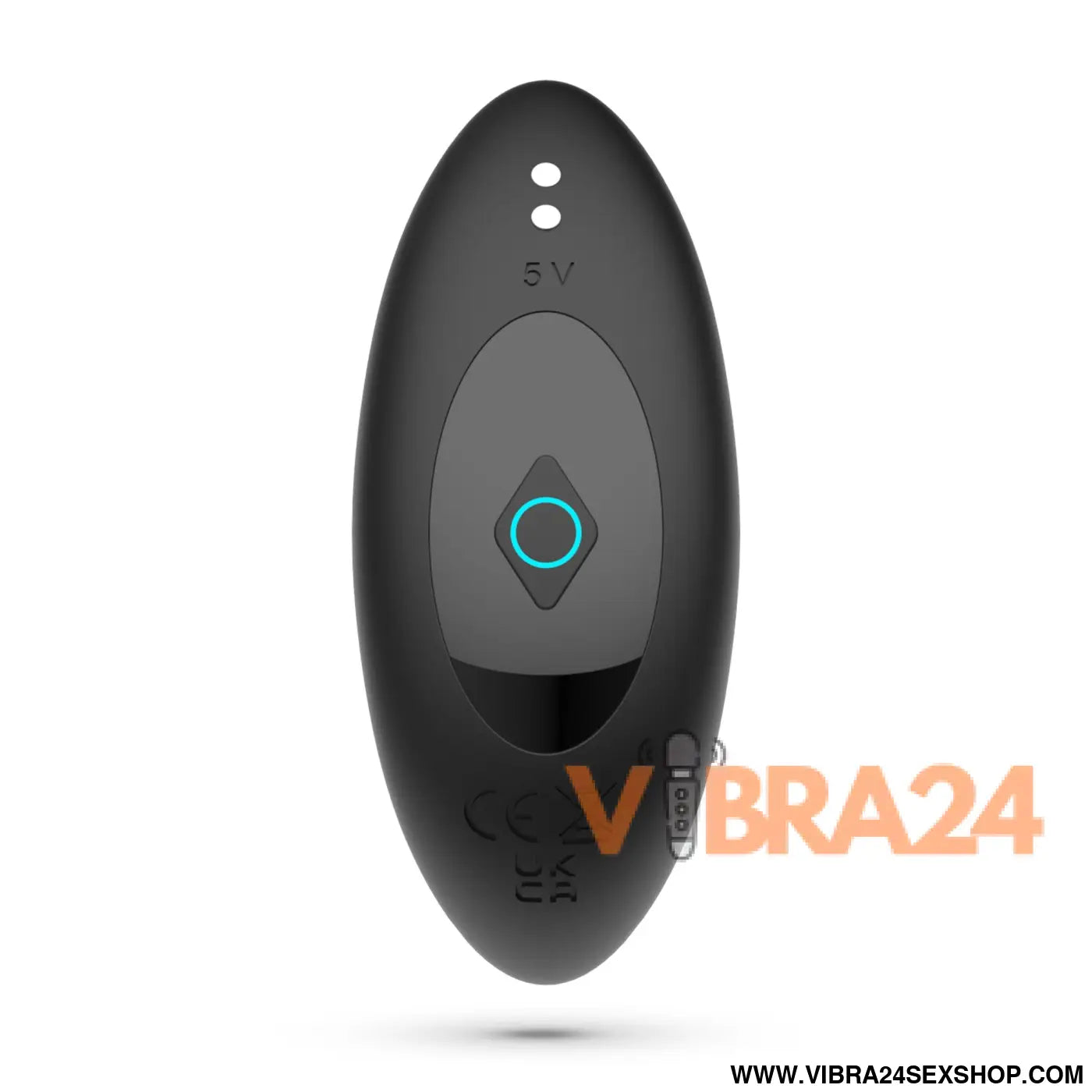 Octo Plug anal com controlo remoto Crushious, pulsação e conforto premium