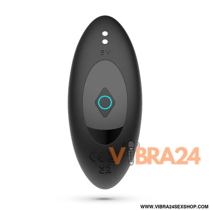 Octo Plug anal com controlo remoto Crushious, pulsação e conforto premium