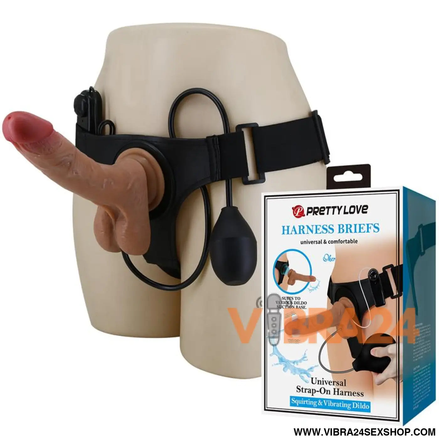 Oher Stra-On with Vibration and Squirt Dildo