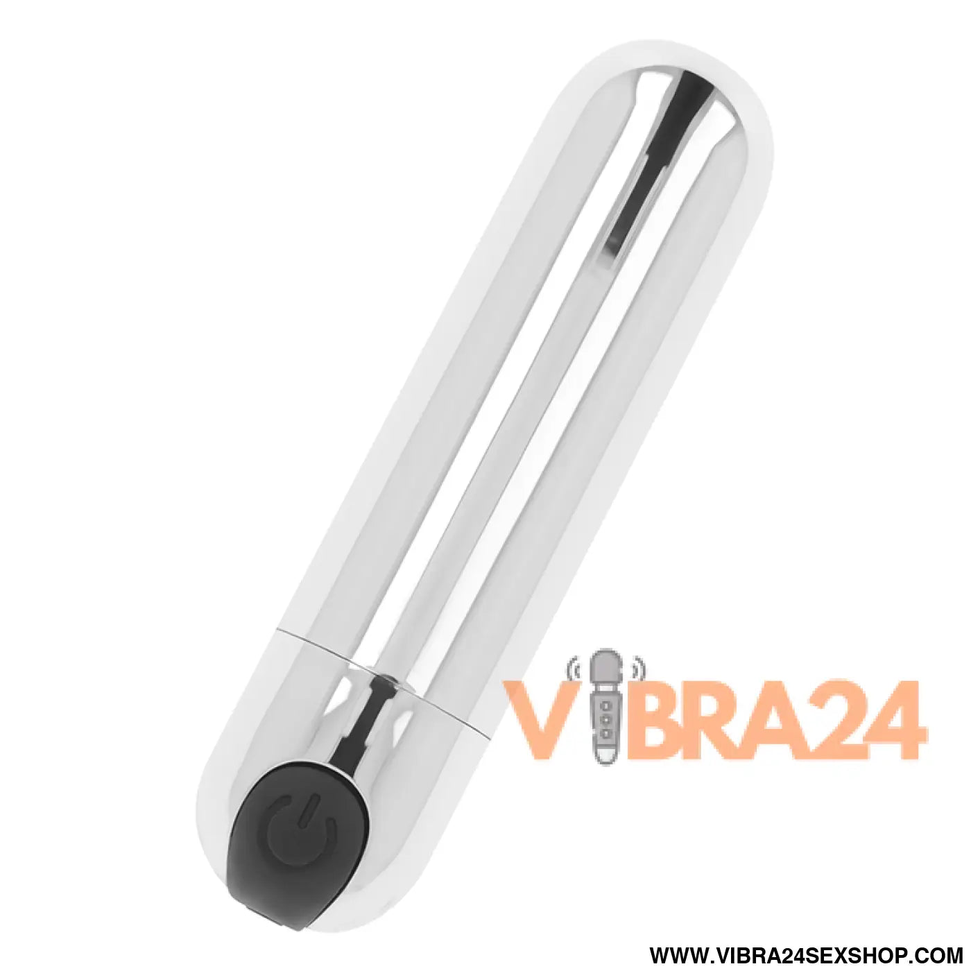 OHMAMA - BALA VIBRANTE PRATA 8 CM