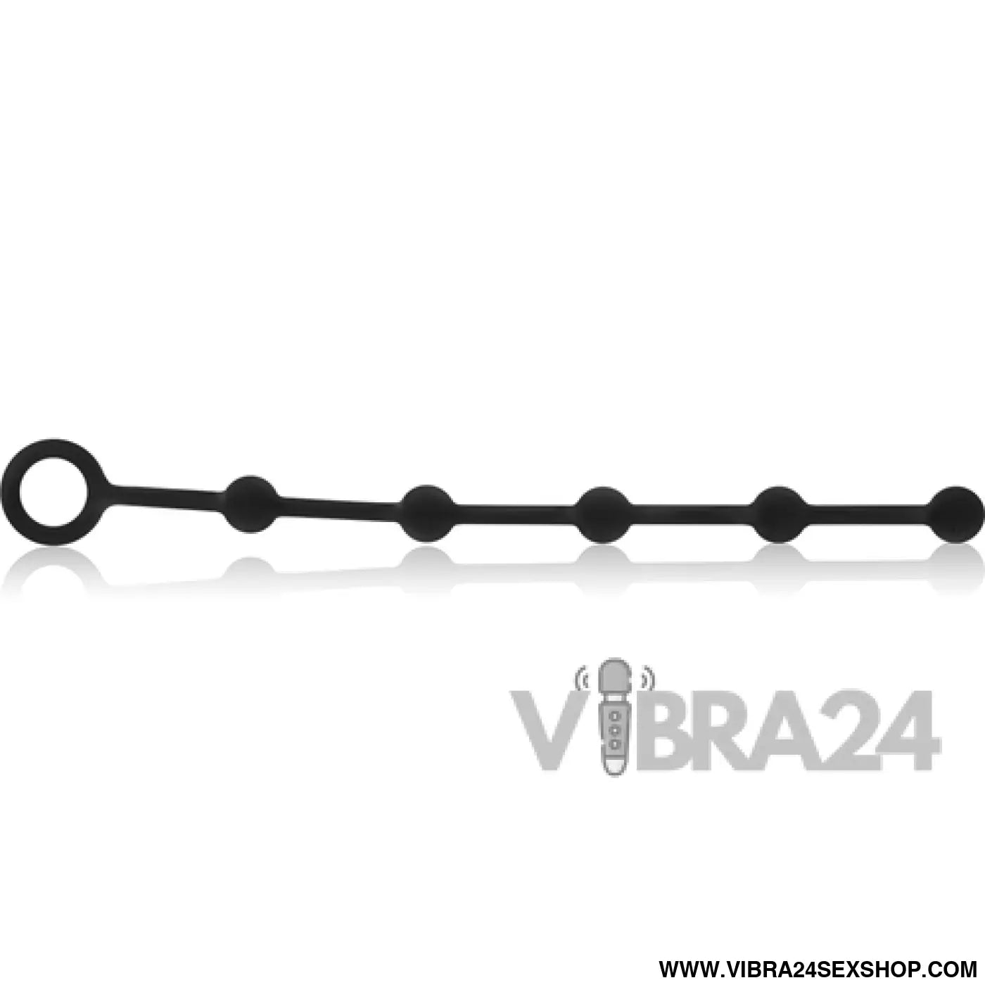 OHMAMA - Corrente Anal de Silicone 23 cm para Prazer Intenso - VIBRA24 SEXSHOP