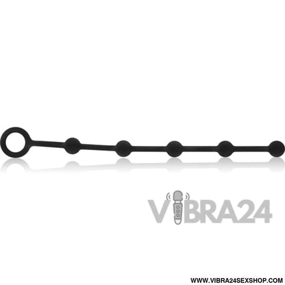 OHMAMA - Corrente Anal de Silicone 23 cm para Prazer Intenso - VIBRA24 SEXSHOP