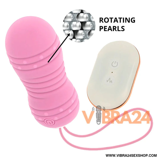 OHMAMA - OVO DE CONTROLE REMOTO 7 MODOS ROTAÇÃO ROSA