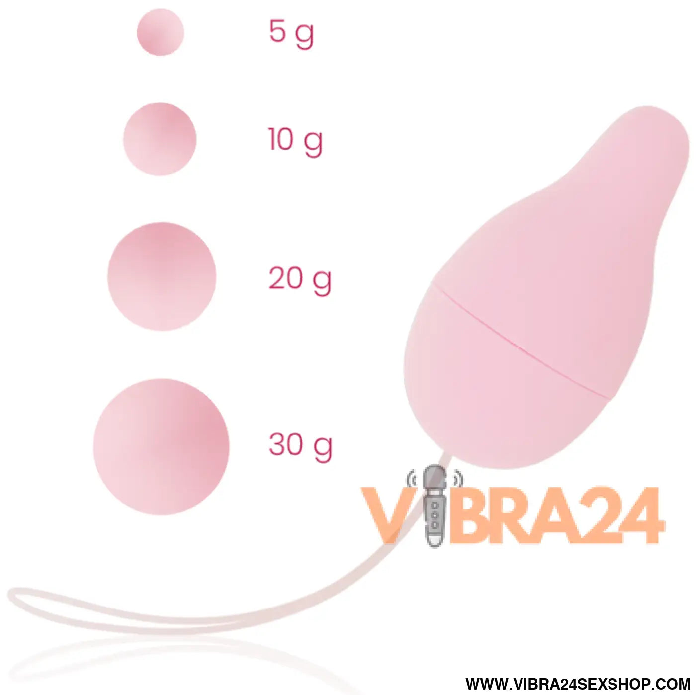 OHMAMA - Sistema de Peso Kegel para Fortalecimento do Piso Pélvico - VIBRA24 SEXSHOP