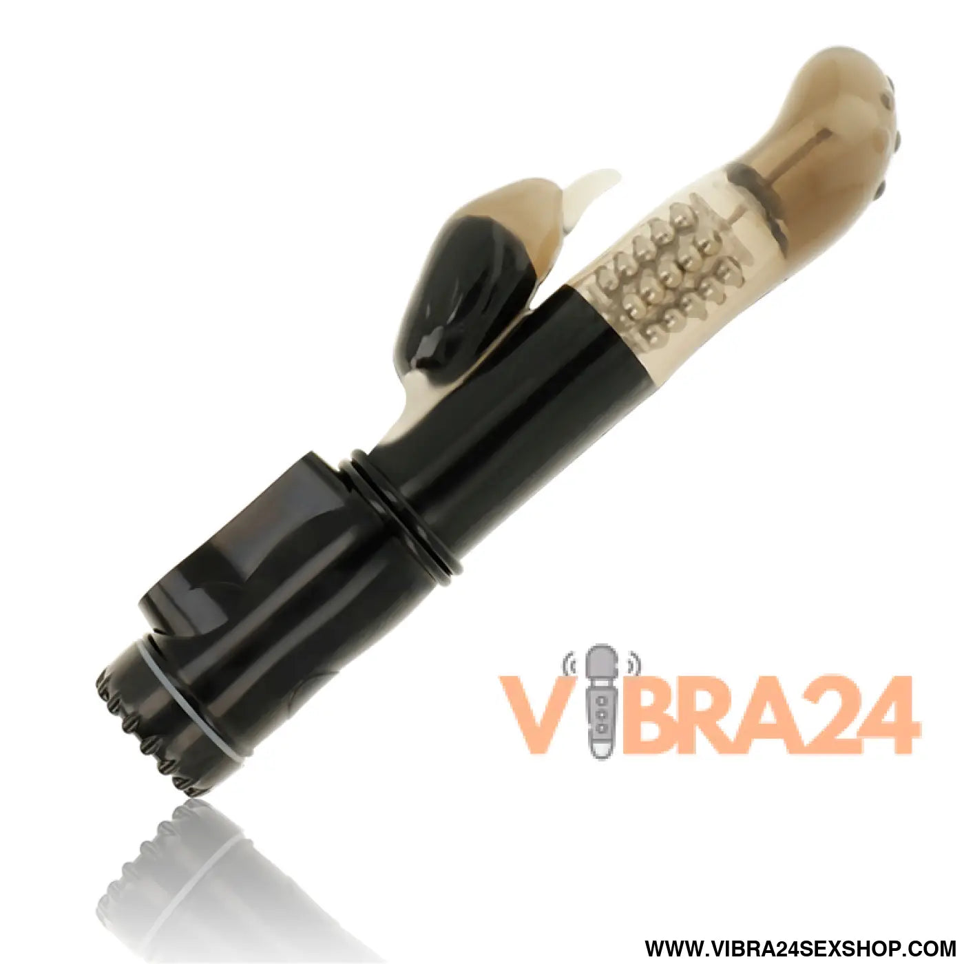 OHMAMA - VIBRADOR ROTADOR COM ESTIMULADOR DE CLITÓRIS DELFIN