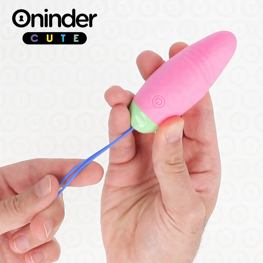 ONINDER CUTE - OVO DE SILICONE VIBRATÓRIO E GIRATÓRIO 360° PARA PRAZER E AMOR - APLICATIVO GRATUITO GLOBAL - VIBRA24 SEXSHOP