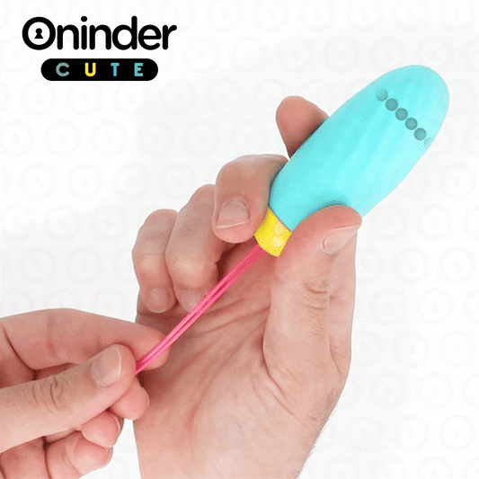 ONINDER CUTE - OVO VIBRATÓRIO PARA PRAZER E AMOR - GEMAS DE SILICONE GIRATÓRIAS - APLICATIVO GRATUITO GLOBAL - VIBRA24 SEXSHOP