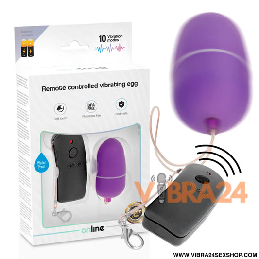 ONLINE - OVO VIBRANTE COM CONTROLE REMOTO LILS