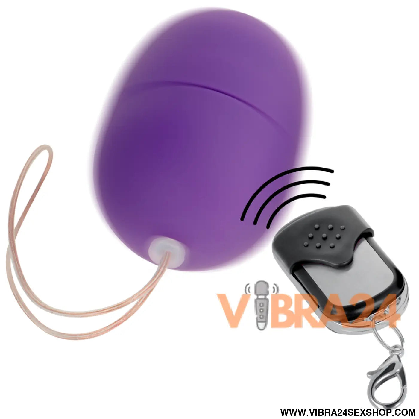 ONLINE - OVO VIBRANTE COM CONTROLE REMOTO S LILAC