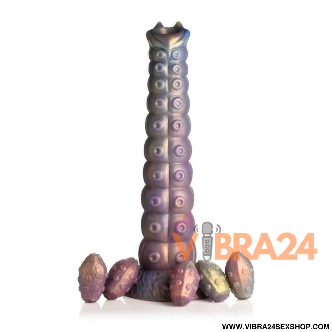 Ovipositor dildo with 5 eggs Deep Invader Tentacle