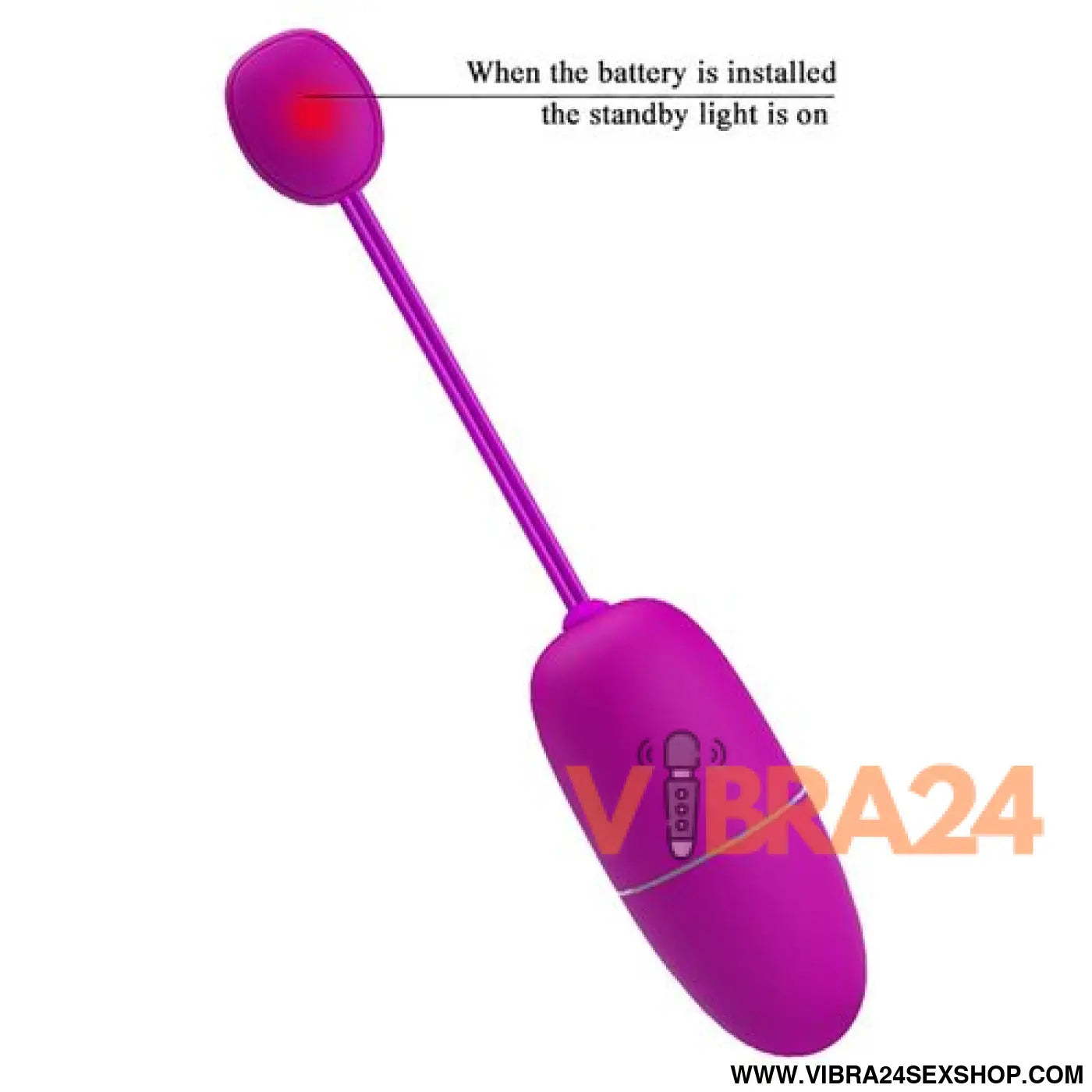 Ovo Vibratório Controlado por APP - Prazer Inigualável com Pretty Love Ninfa Roxo - VIBRA24 SEXSHOP