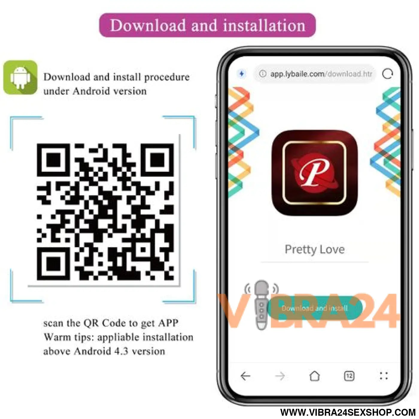 Ovo Vibratório Controlado por APP - Prazer Inigualável com Pretty Love Ninfa Roxo - VIBRA24 SEXSHOP
