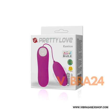 Ovo Vibratório Pretty Love Eunice Roxo - Prazer Intenso e Discreto