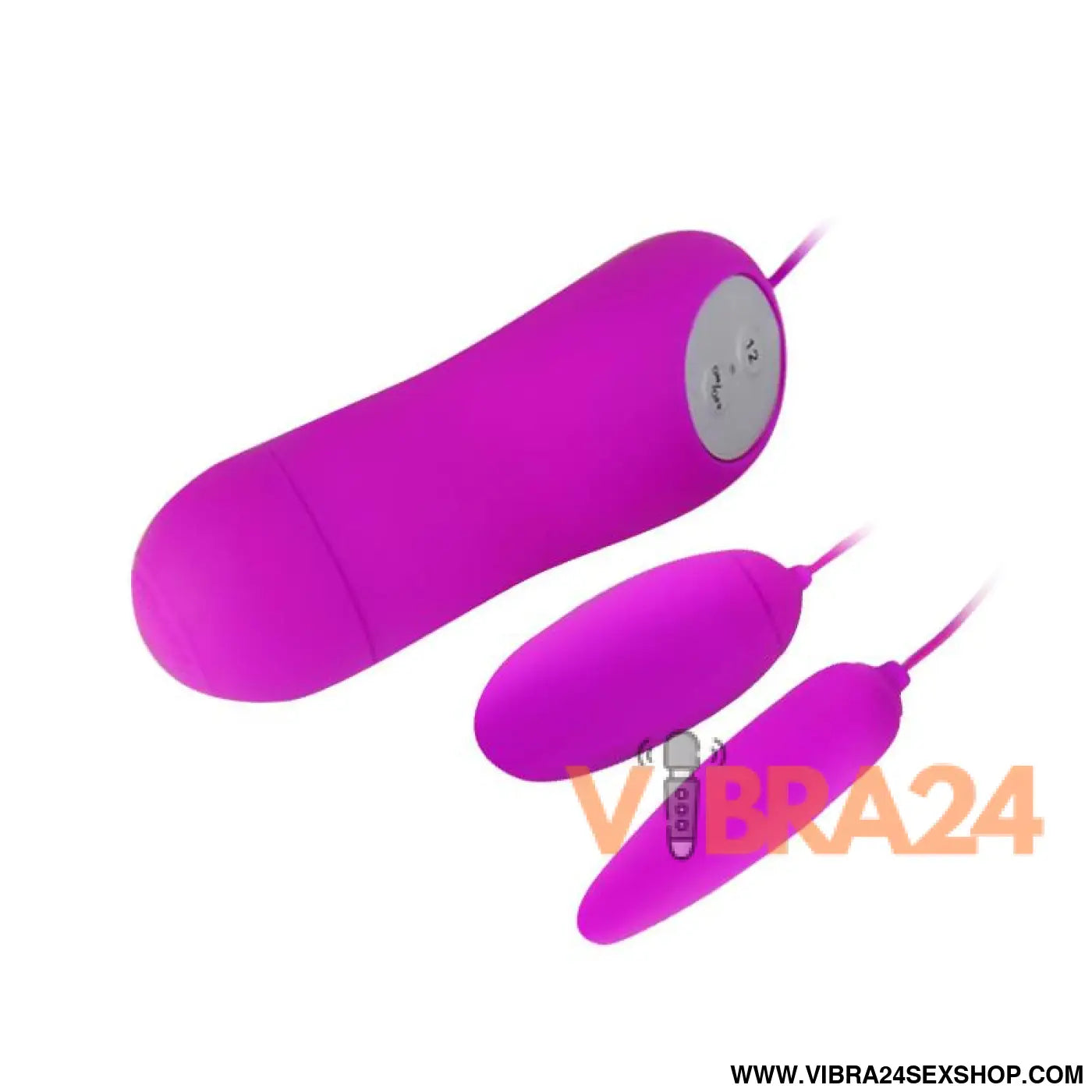 Ovo Vibratório Pretty Love Irma Purple - Prazer e Conforto ao Seu Alcance