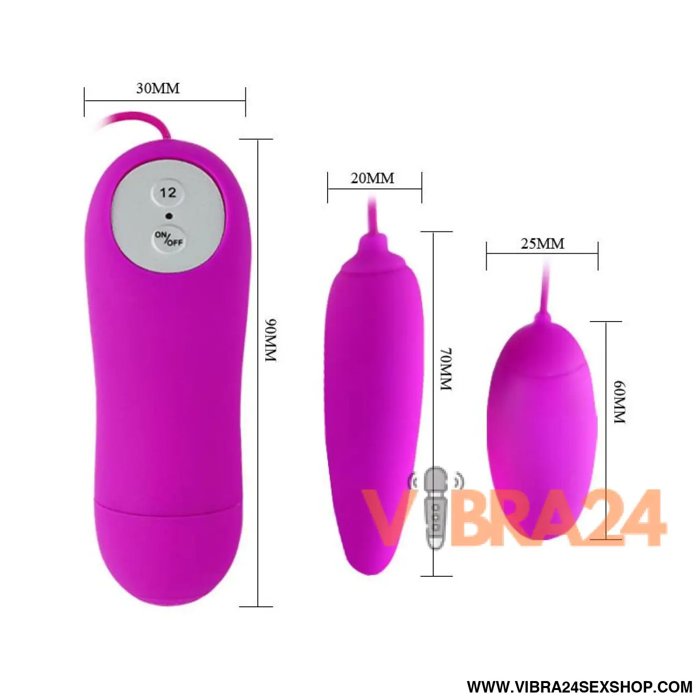 Ovo Vibratório Pretty Love Irma Purple - Prazer e Conforto ao Seu Alcance