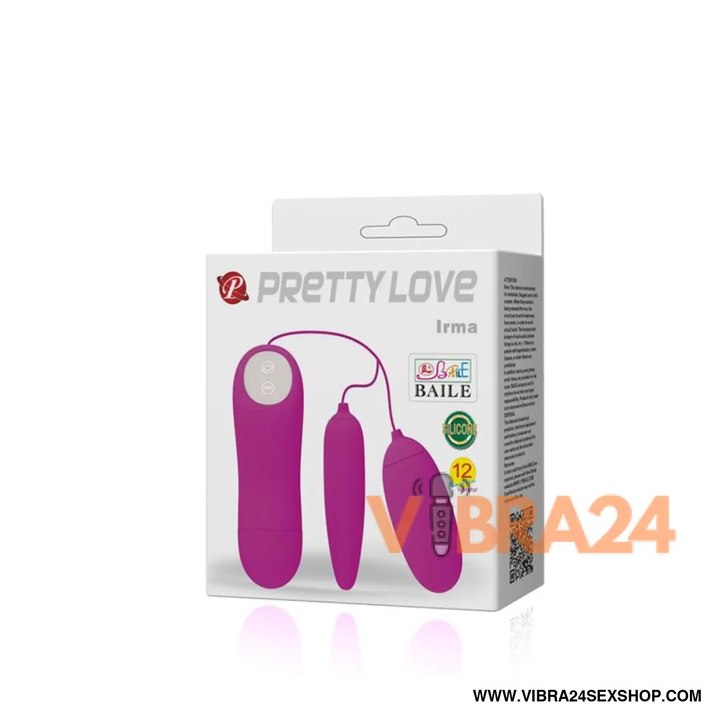 Ovo Vibratório Pretty Love Irma Purple - Prazer e Conforto ao Seu Alcance
