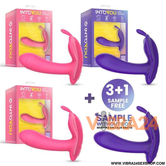 Pack 3 + 1 Wingy Butterfly Vibrator with App